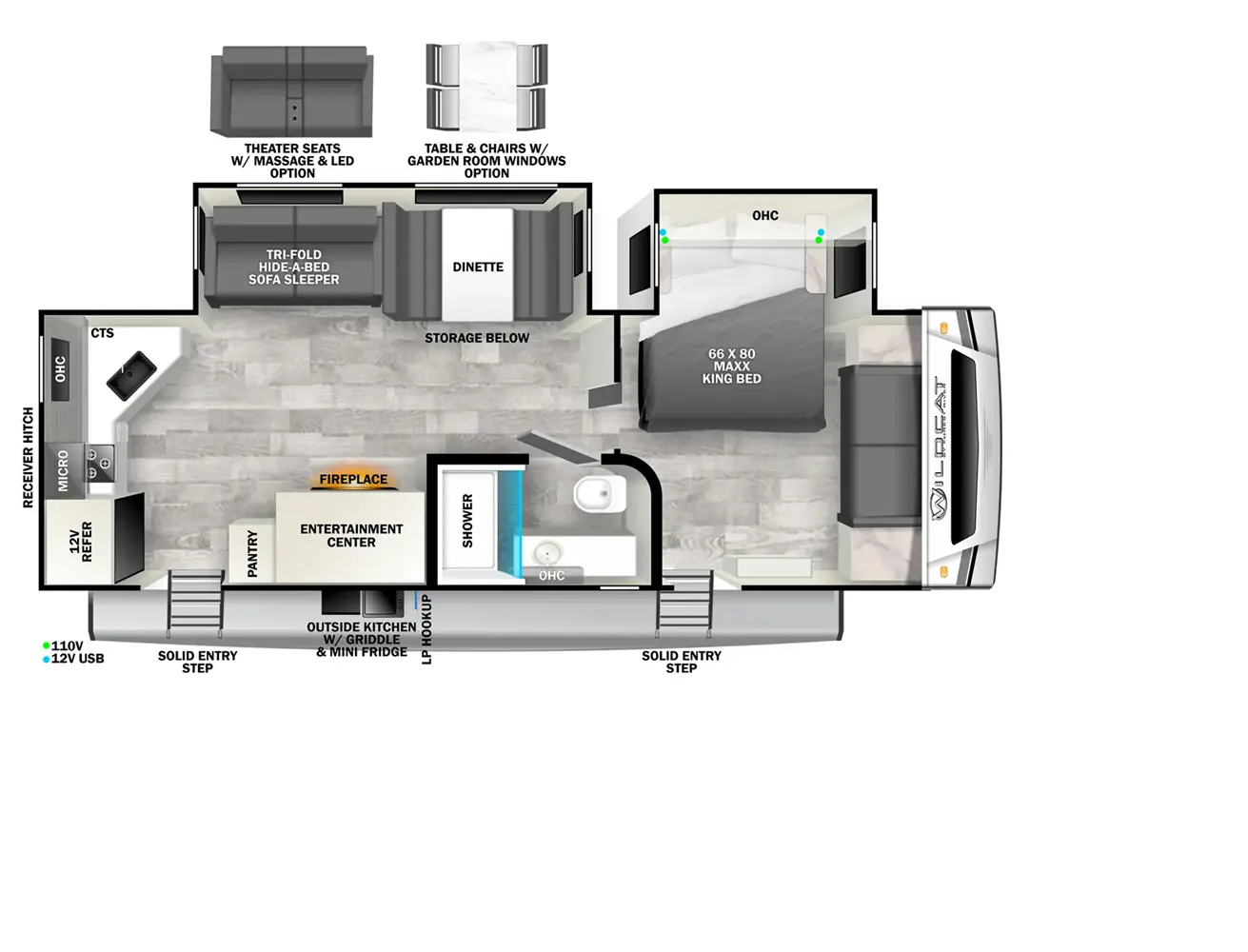 265BSX Floorplan Image